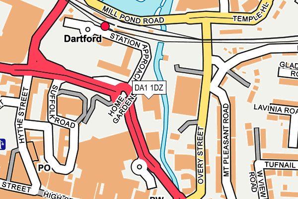 DA1 1DZ map - OS OpenMap – Local (Ordnance Survey) DA1 1DZ map - OS OpenMap – Local (Ordnance Survey)