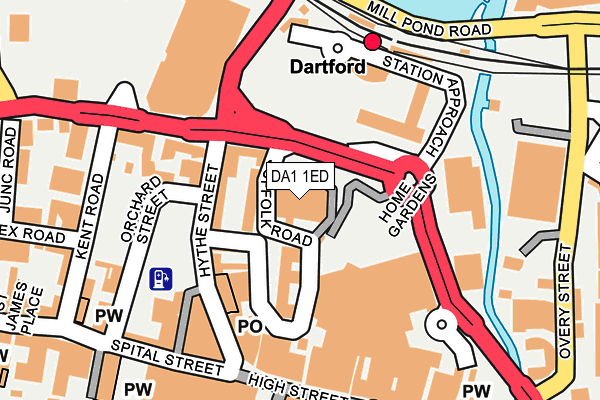 DA1 1ED map - OS OpenMap – Local (Ordnance Survey) DA1 1ED map - OS OpenMap – Local (Ordnance Survey)