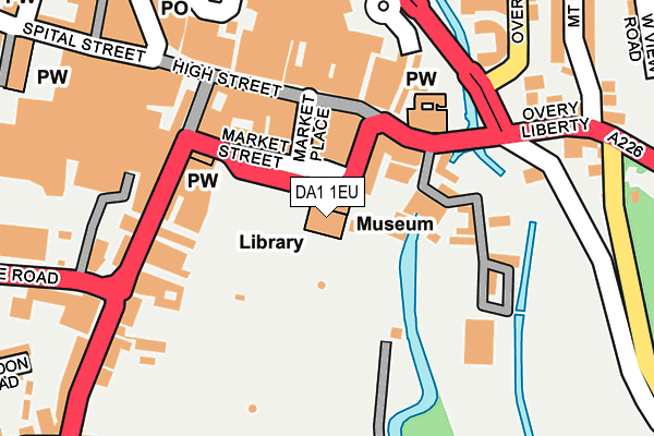 DA1 1EU map - OS OpenMap – Local (Ordnance Survey) DA1 1EU map - OS OpenMap – Local (Ordnance Survey)