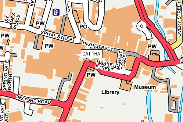 DA1 1HA map - OS OpenMap – Local (Ordnance Survey) DA1 1HA map - OS OpenMap – Local (Ordnance Survey)