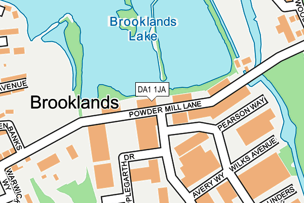 DA1 1JA map - OS OpenMap – Local (Ordnance Survey) DA1 1JA map - OS OpenMap – Local (Ordnance Survey)