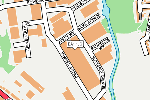 DA1 1JG map - OS OpenMap – Local (Ordnance Survey) DA1 1JG map - OS OpenMap – Local (Ordnance Survey)