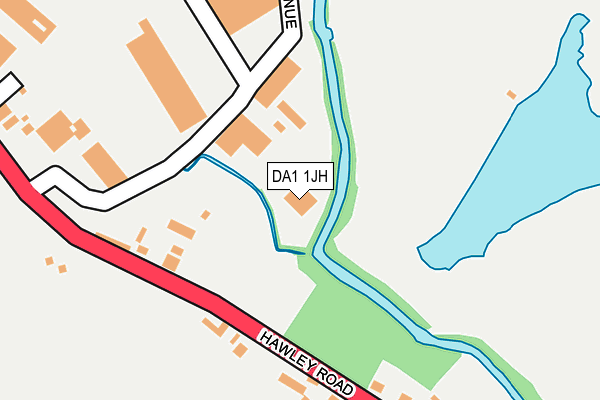 DA1 1JH map - OS OpenMap – Local (Ordnance Survey) DA1 1JH map - OS OpenMap – Local (Ordnance Survey)