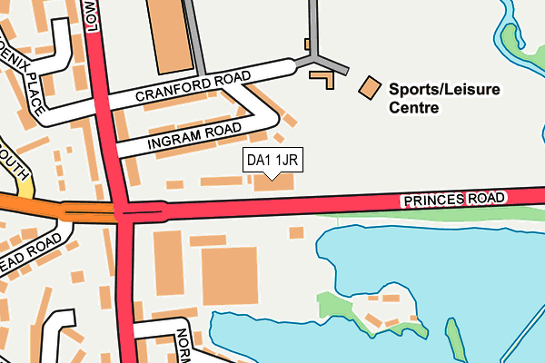 DA1 1JR map - OS OpenMap – Local (Ordnance Survey) DA1 1JR map - OS OpenMap – Local (Ordnance Survey)