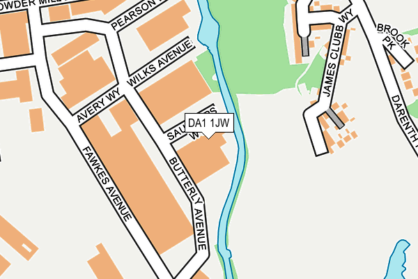 DA1 1JW map - OS OpenMap – Local (Ordnance Survey) DA1 1JW map - OS OpenMap – Local (Ordnance Survey)