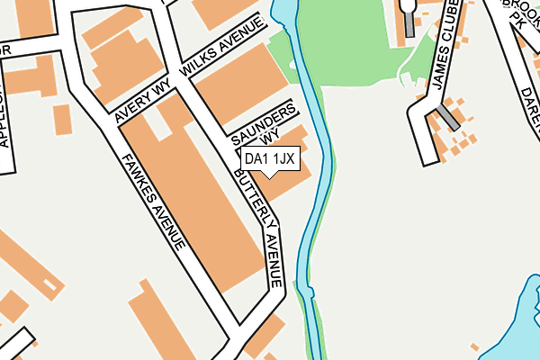 DA1 1JX map - OS OpenMap – Local (Ordnance Survey) DA1 1JX map - OS OpenMap – Local (Ordnance Survey)