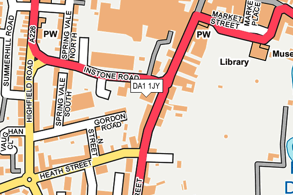 DA1 1JY map - OS OpenMap – Local (Ordnance Survey) DA1 1JY map - OS OpenMap – Local (Ordnance Survey)