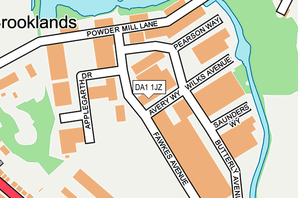 DA1 1JZ map - OS OpenMap – Local (Ordnance Survey) DA1 1JZ map - OS OpenMap – Local (Ordnance Survey)