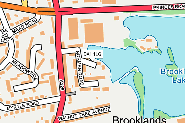 DA1 1LG map - OS OpenMap – Local (Ordnance Survey) DA1 1LG map - OS OpenMap – Local (Ordnance Survey)