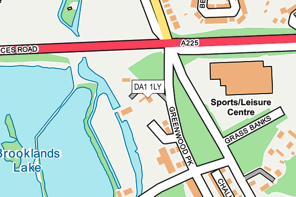 DA1 1LY map - OS OpenMap – Local (Ordnance Survey) DA1 1LY map - OS OpenMap – Local (Ordnance Survey)