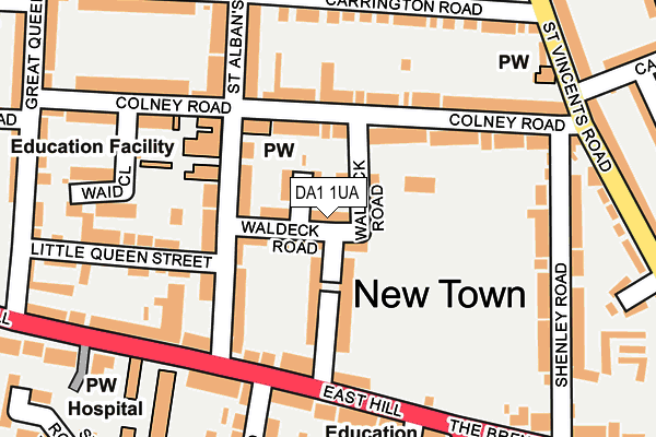 DA1 1UA map - OS OpenMap – Local (Ordnance Survey) DA1 1UA map - OS OpenMap – Local (Ordnance Survey)