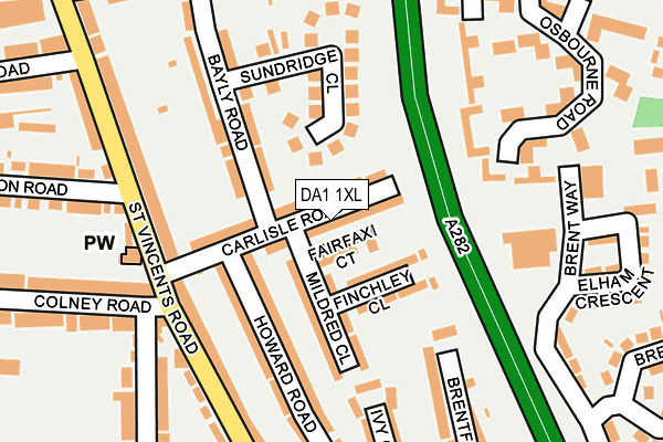 DA1 1XL map - OS OpenMap – Local (Ordnance Survey) DA1 1XL map - OS OpenMap – Local (Ordnance Survey)