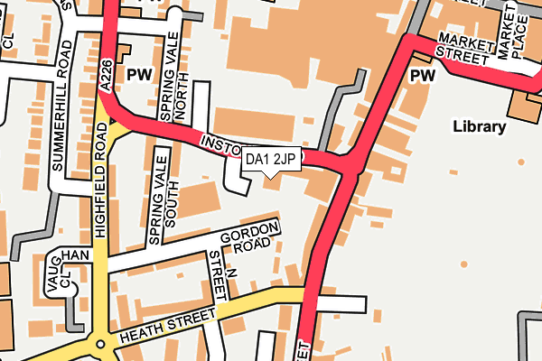 DA1 2JP map - OS OpenMap – Local (Ordnance Survey) DA1 2JP map - OS OpenMap – Local (Ordnance Survey)
