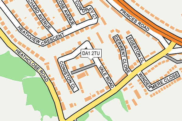 DA1 2TU map - OS OpenMap – Local (Ordnance Survey) DA1 2TU map - OS OpenMap – Local (Ordnance Survey)
