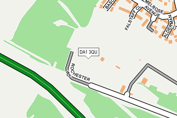 DA1 3QU map - OS OpenMap – Local (Ordnance Survey) DA1 3QU map - OS OpenMap – Local (Ordnance Survey)