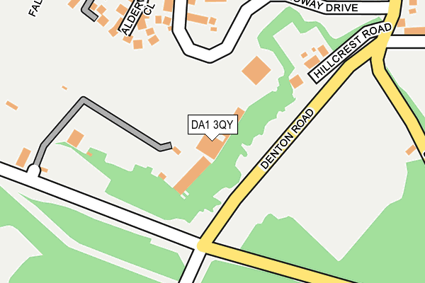 DA1 3QY map - OS OpenMap – Local (Ordnance Survey) DA1 3QY map - OS OpenMap – Local (Ordnance Survey)