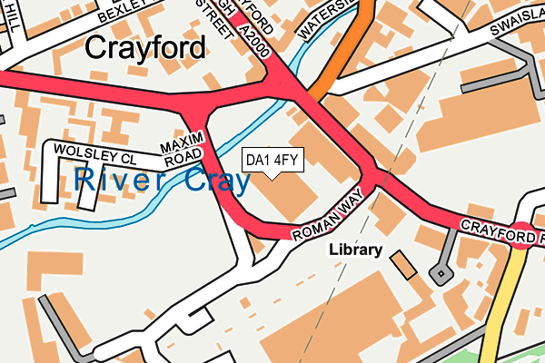 DA1 4FY map - OS OpenMap – Local (Ordnance Survey) DA1 4FY map - OS OpenMap – Local (Ordnance Survey)