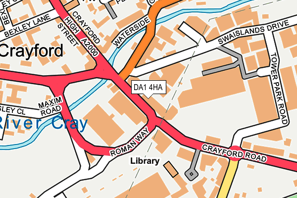 DA1 4HA map - OS OpenMap – Local (Ordnance Survey) DA1 4HA map - OS OpenMap – Local (Ordnance Survey)