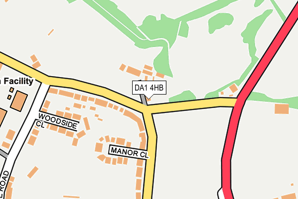 DA1 4HB map - OS OpenMap – Local (Ordnance Survey) DA1 4HB map - OS OpenMap – Local (Ordnance Survey)