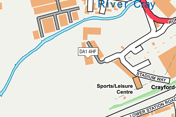 DA1 4HF map - OS OpenMap – Local (Ordnance Survey) DA1 4HF map - OS OpenMap – Local (Ordnance Survey)