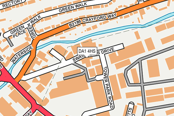 DA1 4HS map - OS OpenMap – Local (Ordnance Survey) DA1 4HS map - OS OpenMap – Local (Ordnance Survey)