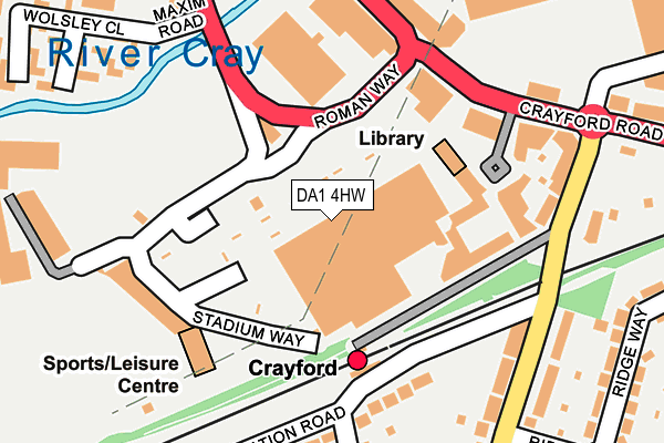 DA1 4HW map - OS OpenMap – Local (Ordnance Survey) DA1 4HW map - OS OpenMap – Local (Ordnance Survey)