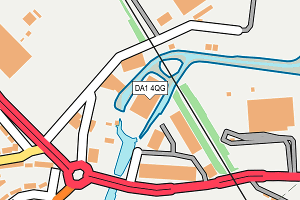 DA1 4QG map - OS OpenMap – Local (Ordnance Survey) DA1 4QG map - OS OpenMap – Local (Ordnance Survey)