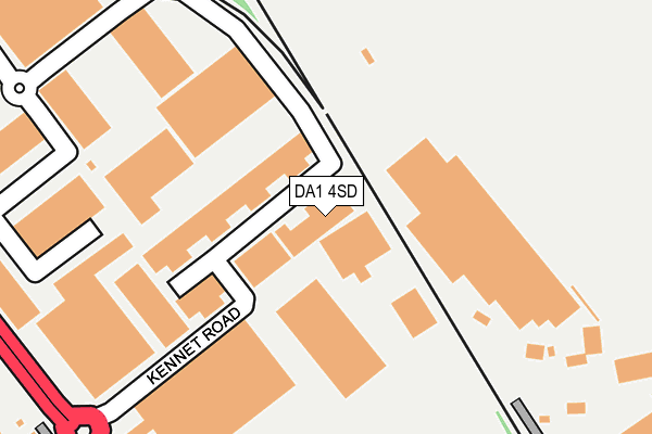 DA1 4SD map - OS OpenMap – Local (Ordnance Survey) DA1 4SD map - OS OpenMap – Local (Ordnance Survey)