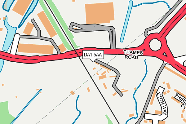DA1 5AA map - OS OpenMap – Local (Ordnance Survey) DA1 5AA map - OS OpenMap – Local (Ordnance Survey)