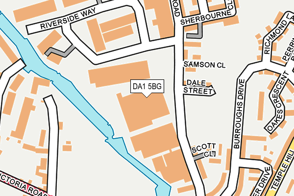 DA1 5BG map - OS OpenMap – Local (Ordnance Survey) DA1 5BG map - OS OpenMap – Local (Ordnance Survey)