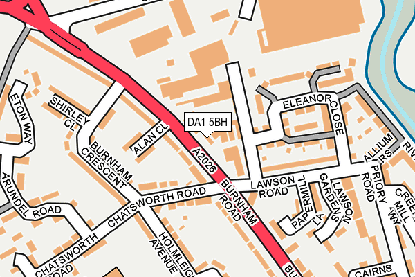 DA1 5BH map - OS OpenMap – Local (Ordnance Survey) DA1 5BH map - OS OpenMap – Local (Ordnance Survey)
