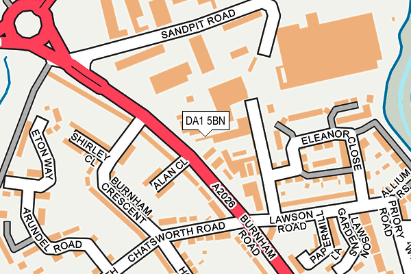 DA1 5BN map - OS OpenMap – Local (Ordnance Survey) DA1 5BN map - OS OpenMap – Local (Ordnance Survey)
