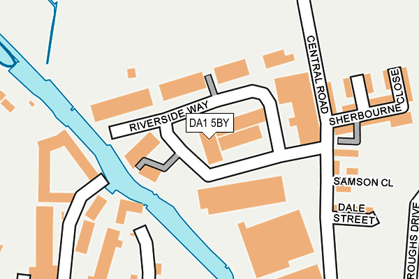 DA1 5BY map - OS OpenMap – Local (Ordnance Survey) DA1 5BY map - OS OpenMap – Local (Ordnance Survey)