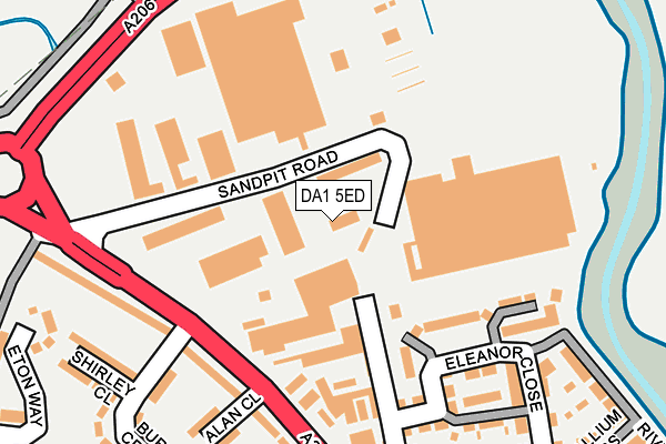 DA1 5ED map - OS OpenMap – Local (Ordnance Survey) DA1 5ED map - OS OpenMap – Local (Ordnance Survey)