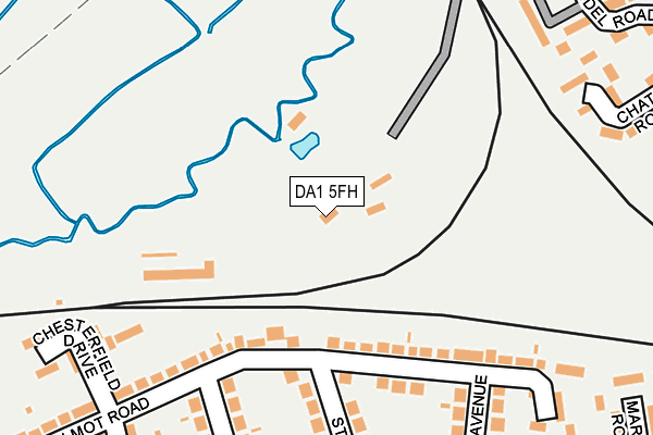 DA1 5FH map - OS OpenMap – Local (Ordnance Survey) DA1 5FH map - OS OpenMap – Local (Ordnance Survey)