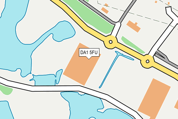 DA1 5FU map - OS OpenMap – Local (Ordnance Survey) DA1 5FU map - OS OpenMap – Local (Ordnance Survey)
