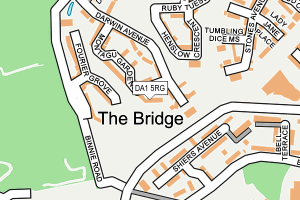 DA1 5RG map - OS OpenMap – Local (Ordnance Survey) DA1 5RG map - OS OpenMap – Local (Ordnance Survey)