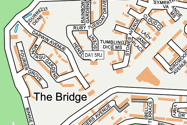 DA1 5RJ map - OS OpenMap – Local (Ordnance Survey) DA1 5RJ map - OS OpenMap – Local (Ordnance Survey)