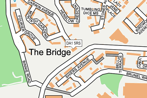 DA1 5RS map - OS OpenMap – Local (Ordnance Survey) DA1 5RS map - OS OpenMap – Local (Ordnance Survey)