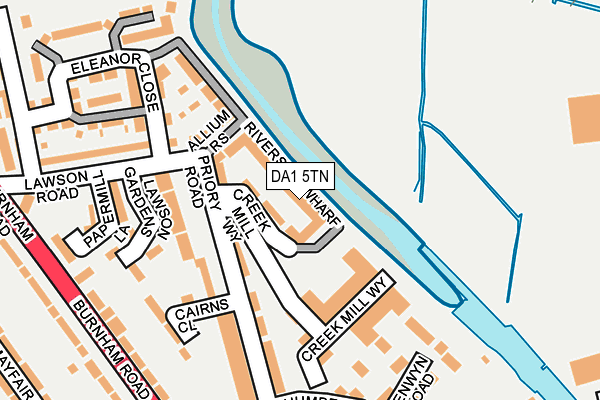 DA1 5TN map - OS OpenMap – Local (Ordnance Survey) DA1 5TN map - OS OpenMap – Local (Ordnance Survey)