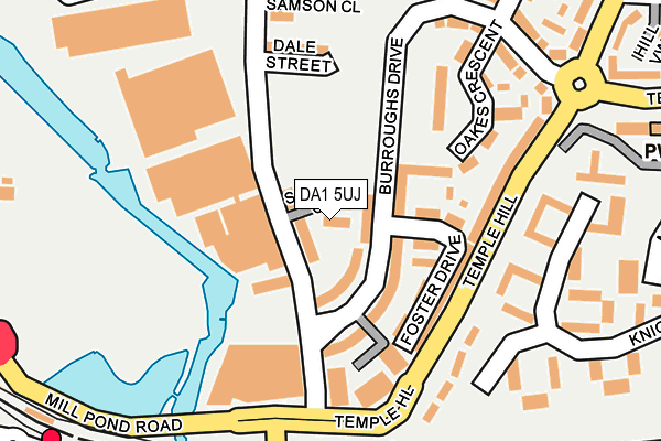 DA1 5UJ map - OS OpenMap – Local (Ordnance Survey) DA1 5UJ map - OS OpenMap – Local (Ordnance Survey)