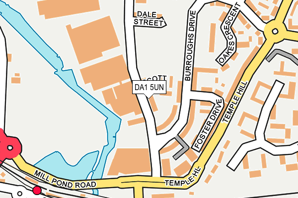 DA1 5UN map - OS OpenMap – Local (Ordnance Survey) DA1 5UN map - OS OpenMap – Local (Ordnance Survey)