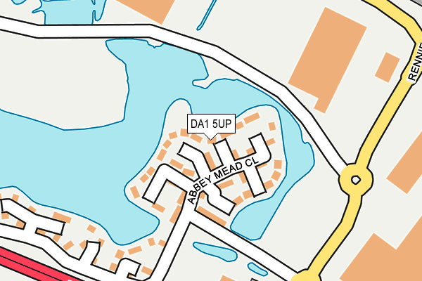 DA1 5UP map - OS OpenMap – Local (Ordnance Survey) DA1 5UP map - OS OpenMap – Local (Ordnance Survey)