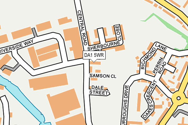 DA1 5WR map - OS OpenMap – Local (Ordnance Survey) DA1 5WR map - OS OpenMap – Local (Ordnance Survey)