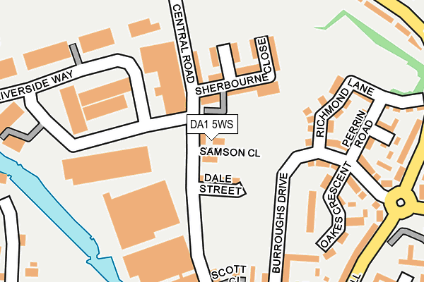 DA1 5WS map - OS OpenMap – Local (Ordnance Survey) DA1 5WS map - OS OpenMap – Local (Ordnance Survey)