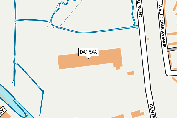 DA1 5XA map - OS OpenMap – Local (Ordnance Survey) DA1 5XA map - OS OpenMap – Local (Ordnance Survey)