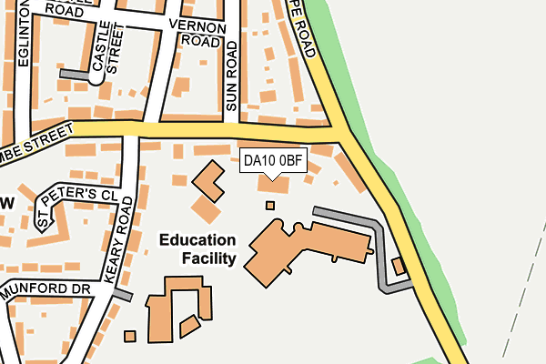 DA10 0BF map - OS OpenMap – Local (Ordnance Survey) DA10 0BF map - OS OpenMap – Local (Ordnance Survey)