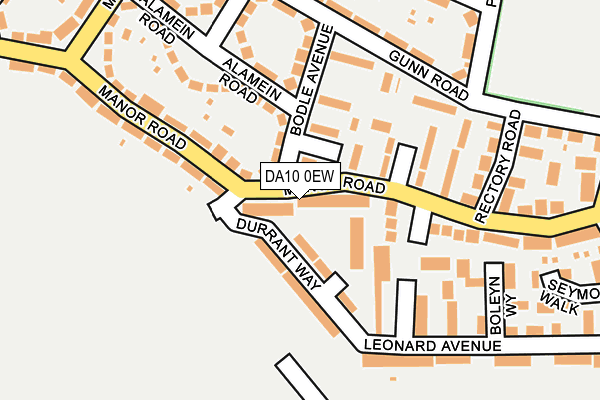 DA10 0EW map - OS OpenMap – Local (Ordnance Survey) DA10 0EW map - OS OpenMap – Local (Ordnance Survey)