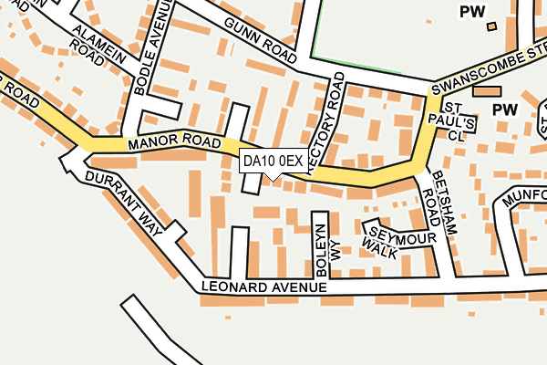 DA10 0EX map - OS OpenMap – Local (Ordnance Survey) DA10 0EX map - OS OpenMap – Local (Ordnance Survey)