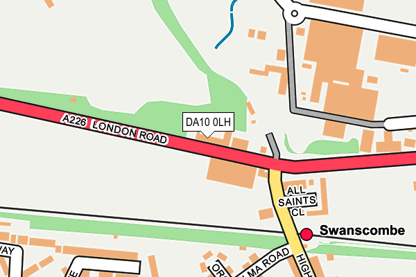 DA10 0LH map - OS OpenMap – Local (Ordnance Survey) DA10 0LH map - OS OpenMap – Local (Ordnance Survey)